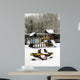 Snow Covered Playground Wall Decal