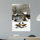 Snow Covered Playground Wall Decal