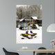 Snow Covered Playground Wall Decal