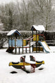 Snow Covered Playground Wall Decal