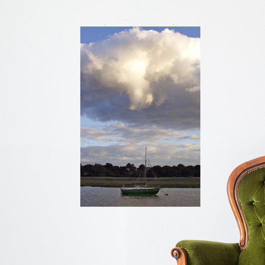 Boat Wivenhoe Port Wall Decal
