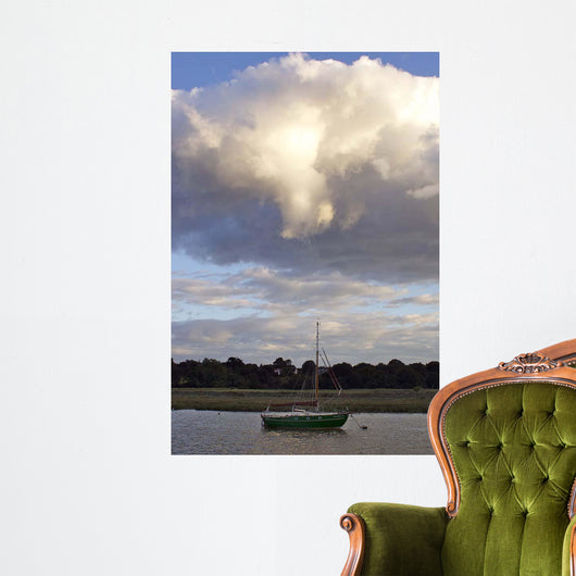 Boat Wivenhoe Port Wall Decal