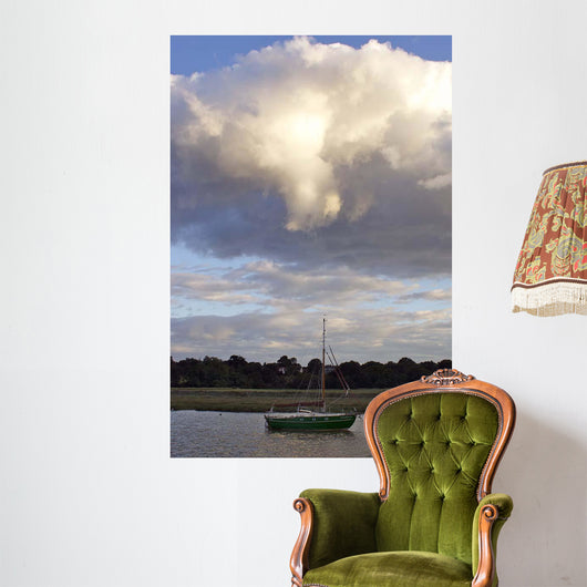 Boat Wivenhoe Port Wall Decal