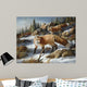 Flashes Fire Fox Wall Decal