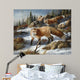 Flashes Fire Fox Wall Decal