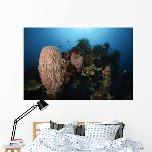 Barrel Sponge Liberty Wreck Wall Decal