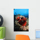 Diver and Magnificent Anemone Wall Decal Design 1
