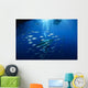 Divers Viewing Great White Wall Decal