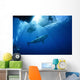 Female Great White with Wall Decal