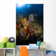 Coral and Sponge Reef Wall Decal Design 3