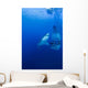 Male Great White with Wall Decal