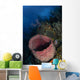 Barrel Sponge Seascape Belize Wall Decal