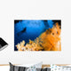 Diver Hovering over Soft Wall Decal