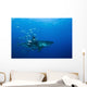 Male Great White Shark Wall Decal Design 9
