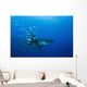 Male Great White Shark Wall Decal Design 9