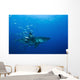 Male Great White Shark Wall Decal Design 9