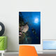 Barrel Sponge and Diver Wall Decal