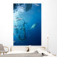 Male Great White Shark Wall Decal Design 7