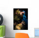Diver Soft Coral Seascape Wall Decal