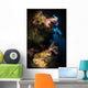 Diver Soft Coral Seascape Wall Decal