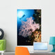 Diver over Soft Coral Wall Decal Design 2