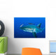 Male Great White Shark Wall Decal Design 7