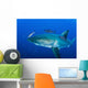 Male Great White Shark Wall Decal Design 7