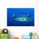 Male Great White Shark Wall Decal Design 7