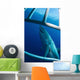 Male Great White Shark Wall Decal Design 5