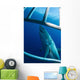 Male Great White Shark Wall Decal Design 5