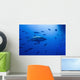 Male Great White Shark Wall Decal Design 3