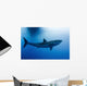 Male Great White Shark Wall Decal Design 2