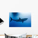 Male Great White Shark Wall Decal Design 2