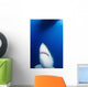 Male Great White Shark Wall Decal Design 1