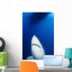 Male Great White Shark Wall Decal Design 1