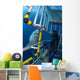 Diver Observes Male Great Wall Decal