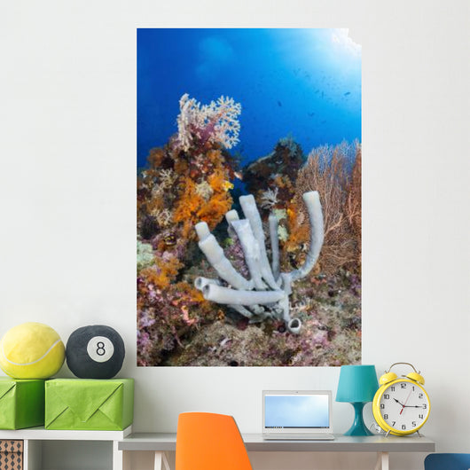 Tube Sponge Coral Reef Wall Decal