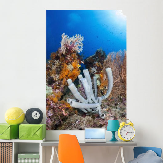 Tube Sponge Coral Reef Wall Decal