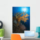Yellow Sea Fan Raja Wall Decal Design 2