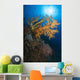 Yellow Sea Fan Raja Wall Decal Design 2