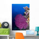 Purple Sea Fan Raja Wall Decal