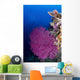 Purple Sea Fan Raja Wall Decal