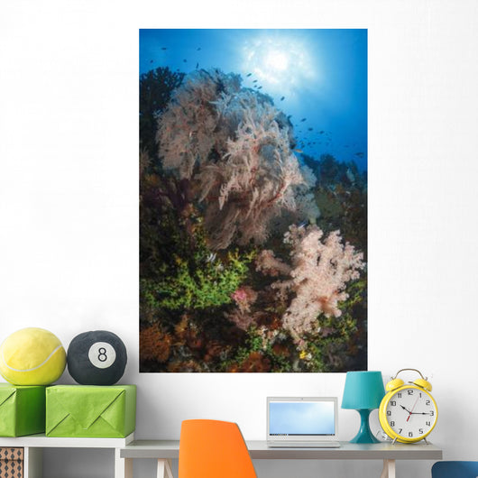 Sea Fan Soft Coral Wall Decal Design 2