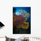 Purple and Yellow Sea Wall Decal