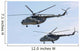 Mil Mi-17 Helicopters Czech Wall Decal