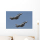 Pair Eurofighter Typhoon Aircraft Wall Decal