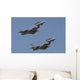 Pair Eurofighter Typhoon Aircraft Wall Decal