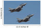 Pair Eurofighter Typhoon Aircraft Wall Decal