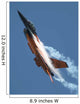 Dutch Air Force F-16a Wall Decal Design 2