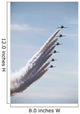 Saudi Hawks Aerobatic Team Wall Decal
